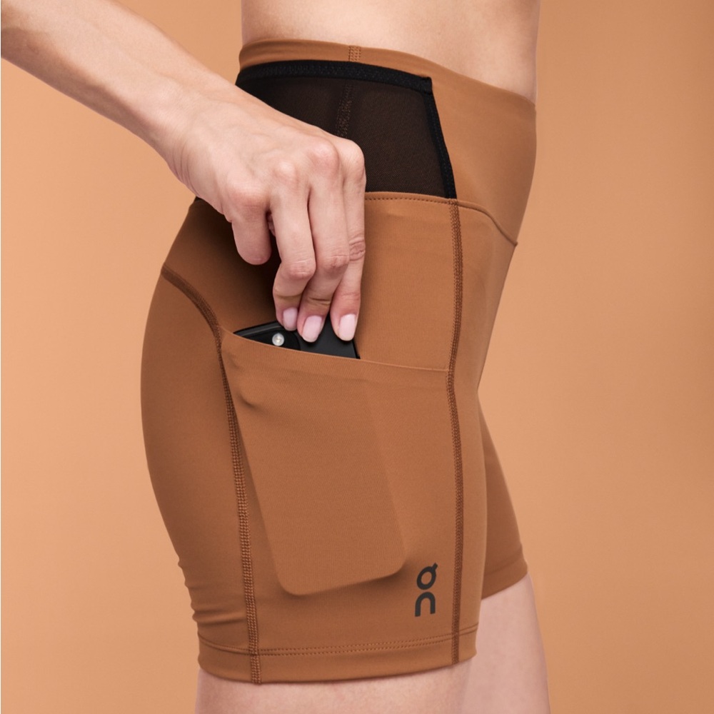 On Running Brown sprinter shorts